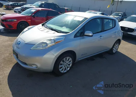 2013 Nissan Leaf S z USA, uszkodzony, nr VIN 1N4AZ0CP8DC419730